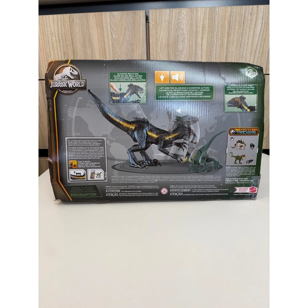 Jurassic World Dino Trackers Indoraptor Track N Attack Figure Mattel HLP24